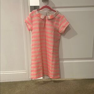Billieblush Pink and White Striped Formal Dress